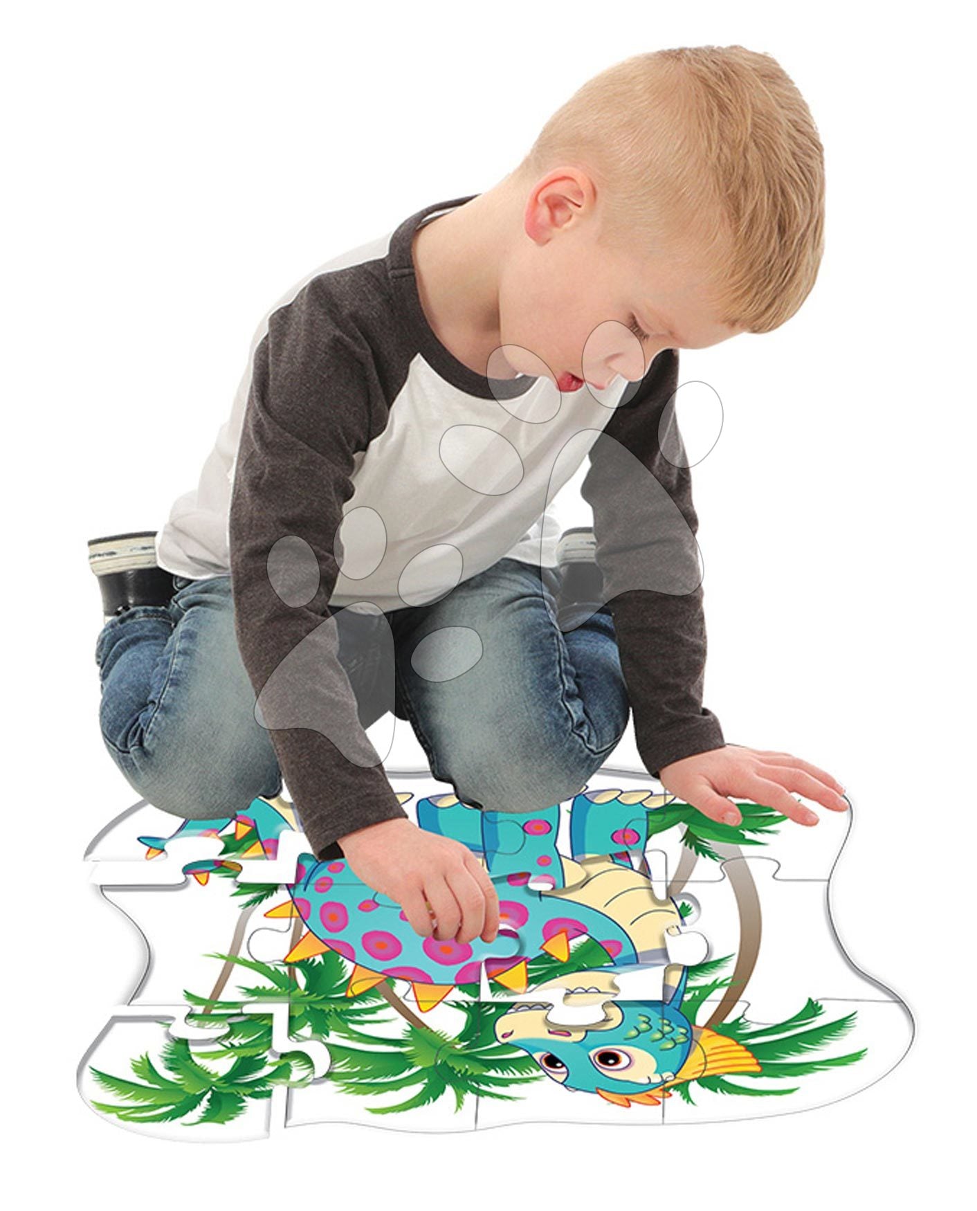 Maxi Puzzle de 12buc Dinozaur