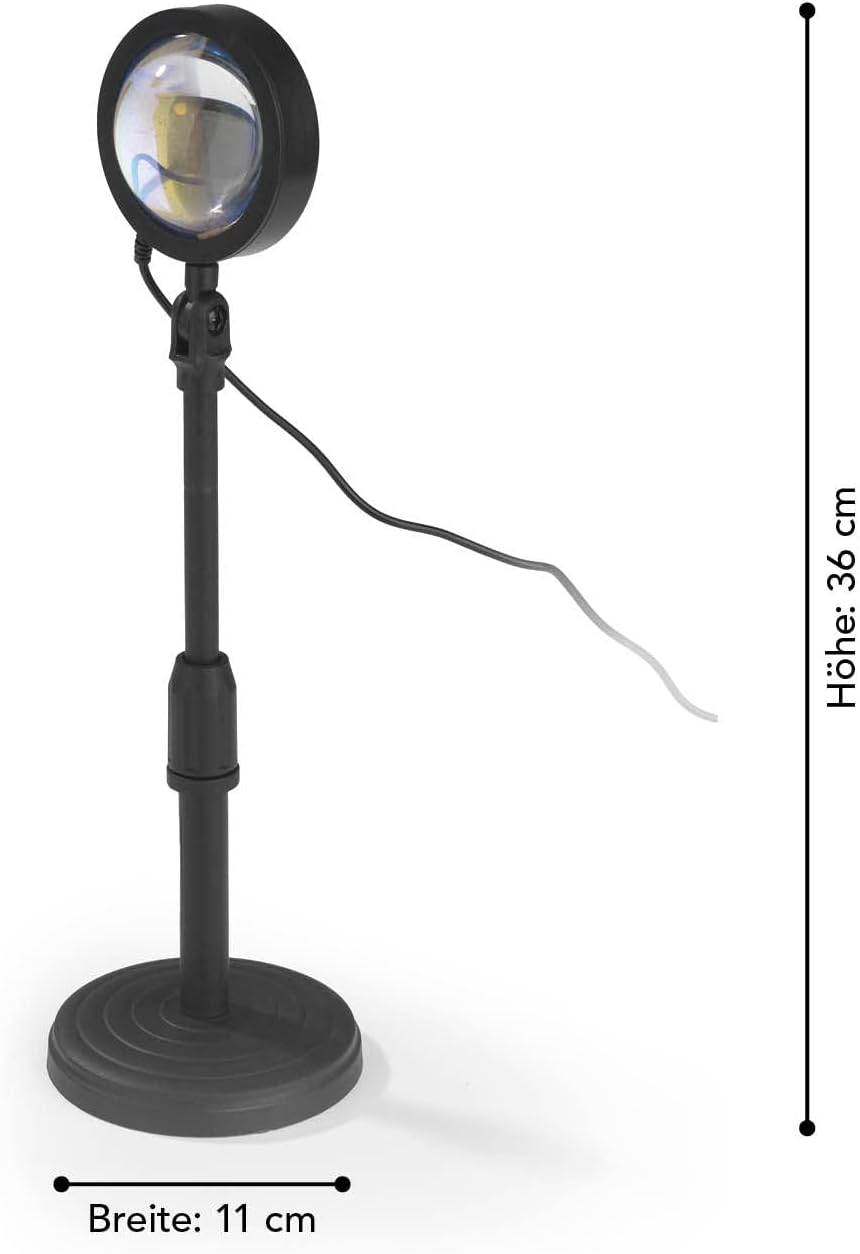 Proiector cu lampa, efect de apus de soare,Maxxmee
