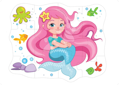 Maxi Puzzle de 12buc Sirene