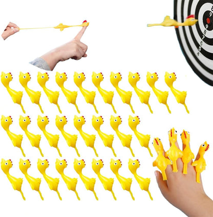 Set de 26 Jucarii interactive, Pui zburatori cu prastie