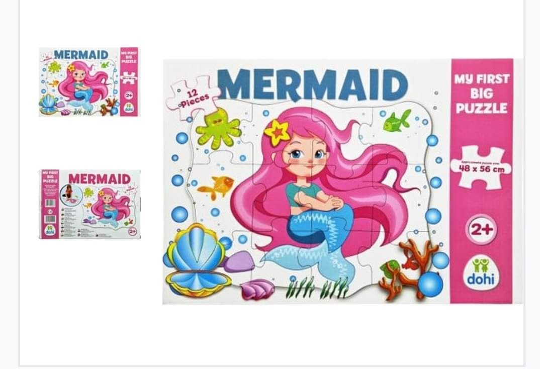Maxi Puzzle de 12buc Sirene