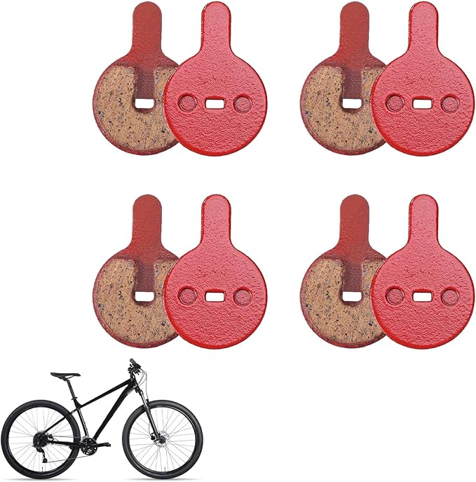 4 perechi de plăcuțe de frână rotunde pentru biciclete, biciclete de munte