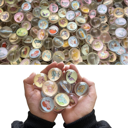 Mingi pentru copii JSAN, pachet de 20, 32mm,antistres,Pokemon