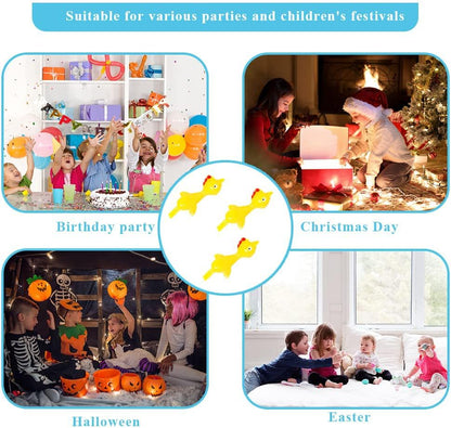 Set de 26 Jucarii interactive, Pui zburatori cu prastie