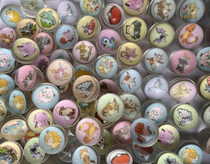 Mingi pentru copii JSAN, pachet de 20, 32mm,antistres,Pokemon
