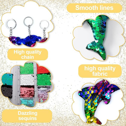 Pachet de 10 brelocuri cu delfini, brelocuri pentru fete, brelocuri cu paiete, breloc pentru copii