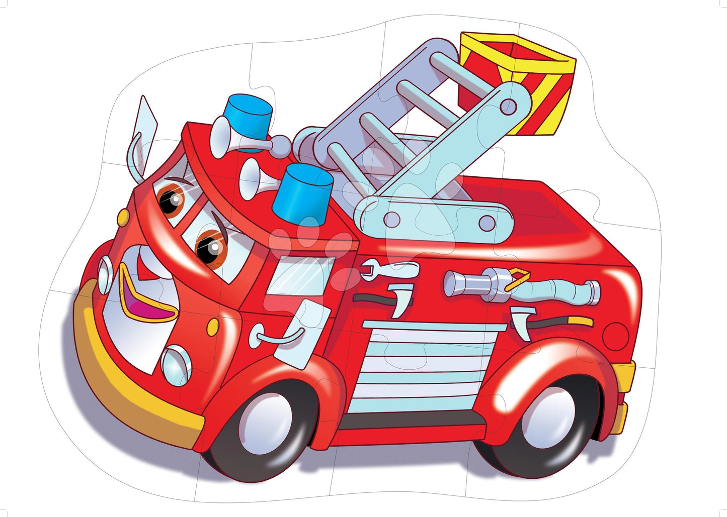 Maxi Puzzle de 12buc Mașină de pompieri
