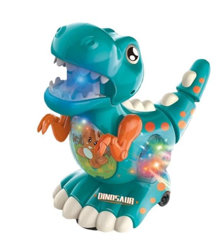Jucărie cu dinozaur rotativ la 360 de grade cu muzică și proiecție luminoasă, jucarie interactiva