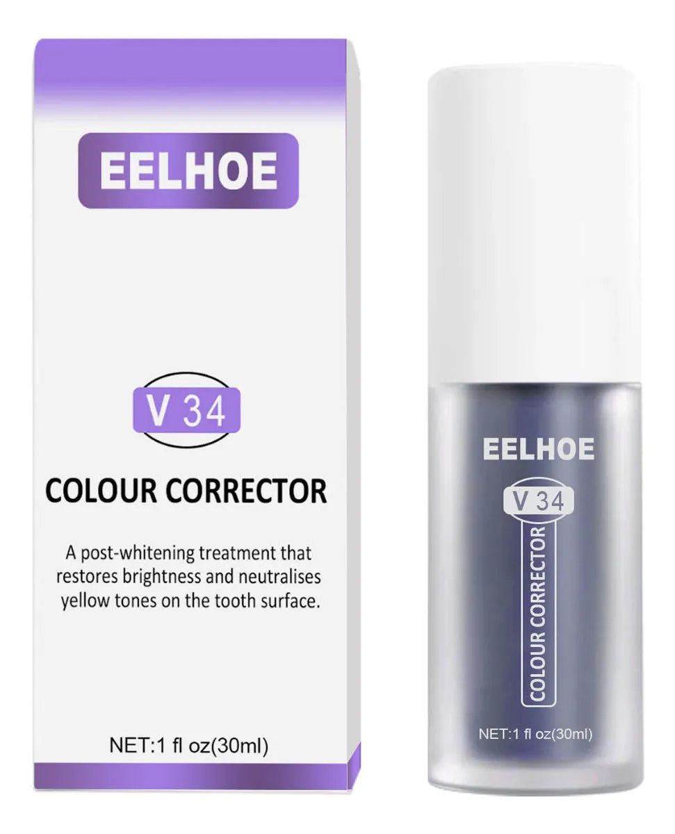 Pachet de 2 pastă de dinți violet pentru albirea dinților,plus 3 benzi 5D White Gratis