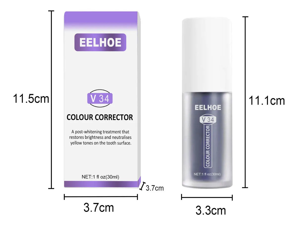Pachet de 2 pastă de dinți violet pentru albirea dinților,plus 3 benzi 5D White Gratis
