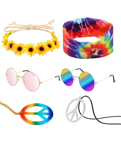 Set de costume hippie cu 6 piese