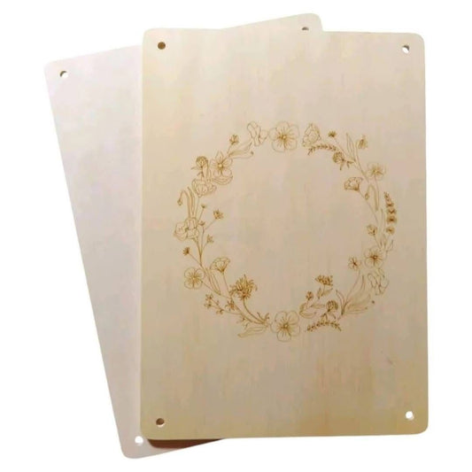 Presă de flori din lemn A4 – usucă ușor și păstrează plantele și florile