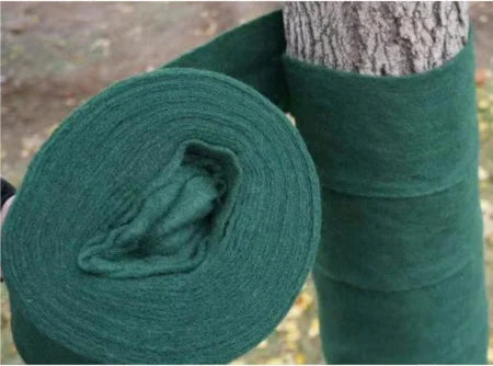 Banda de protectie a copacilor pe timp de iarna LXGKREL, pasla, verde, 20 m x 12 cm