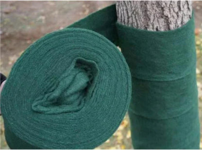 Banda de protectie a copacilor pe timp de iarna LXGKREL, pasla, verde, 20 m x 12 cm