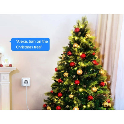 Priza inteligenta Teckin SP22,Set de 4 Buc, Wi-Fi, monitorizare consum energie, Smart Life, compatibil Amazon Alexa/Google Assistant