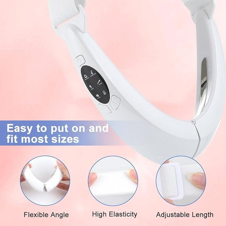 Aparat de rejuvenare faciala, terapie cu lumina rosie, functii de vibratie