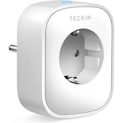 Priza inteligenta Teckin SP22,Set de 4 Buc, Wi-Fi, monitorizare consum energie, Smart Life, compatibil Amazon Alexa/Google Assistant