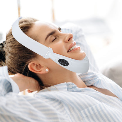 Aparat de rejuvenare faciala, terapie cu lumina rosie, functii de vibratie
