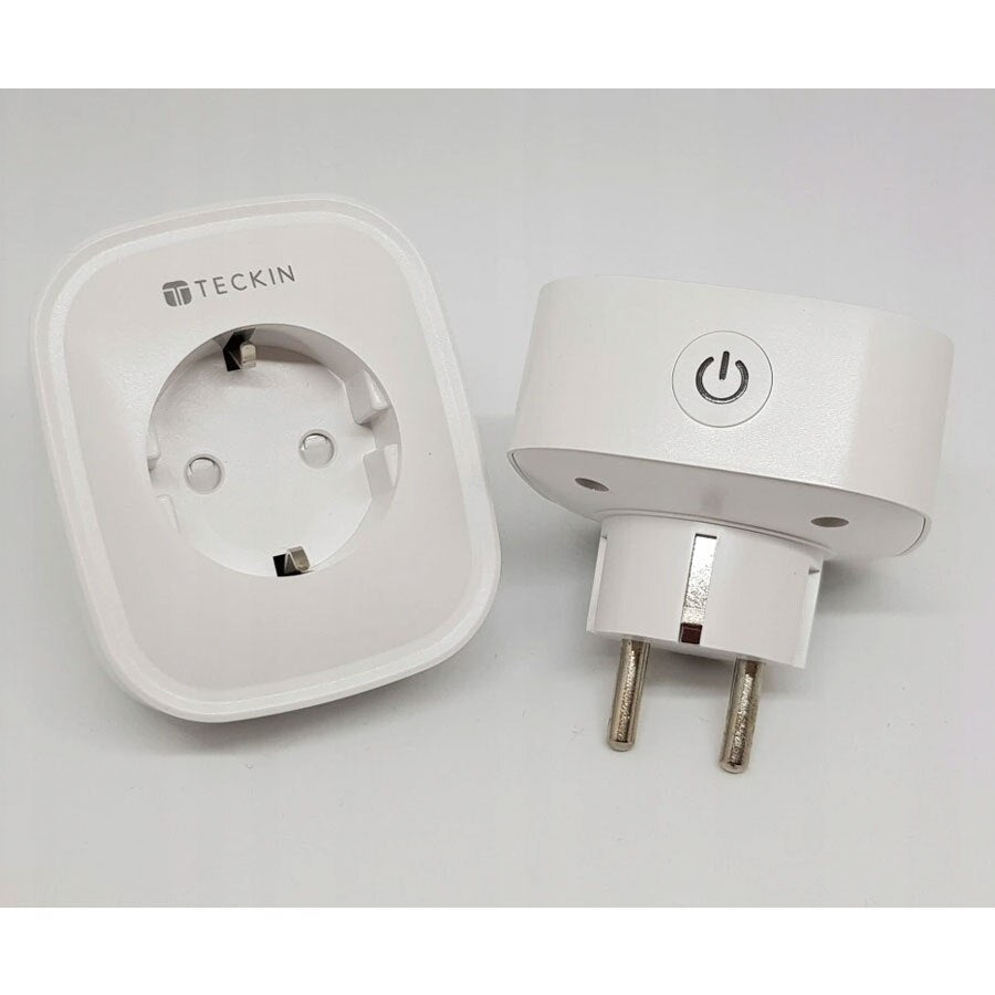 Priza inteligenta Teckin SP22,Set de 4 Buc, Wi-Fi, monitorizare consum energie, Smart Life, compatibil Amazon Alexa/Google Assistant
