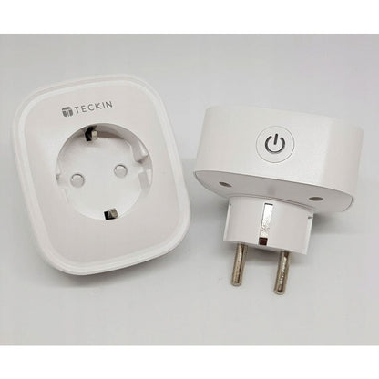 Priza inteligenta Teckin SP22,Set de 4 Buc, Wi-Fi, monitorizare consum energie, Smart Life, compatibil Amazon Alexa/Google Assistant