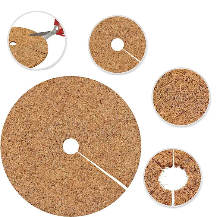 Set 6 Discuri, Fibra de cocos, Pentru protectia plantelor,26cm